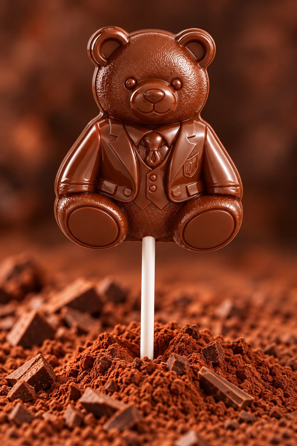 Sucette en chocolat